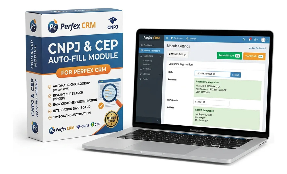 Modulo Auto Preenchimento Cnpj/cep Para Porto Fiscal Crm