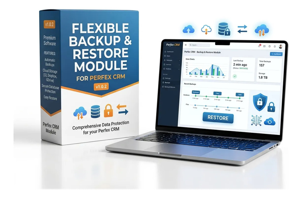 Flexível V1.0.2 De Backup E Restauração P/ Portofiscal Crm