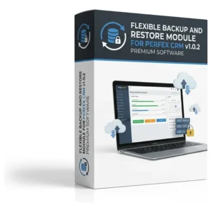 Módulo Flexível V1.0.2 De Backup E Restauração P/ Perfex Crm